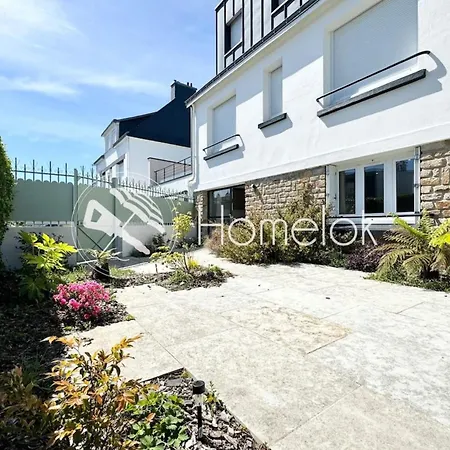 Joli Appartement Neuf Jardin 500 M Des Plages Larmor-Plage Exterior photo