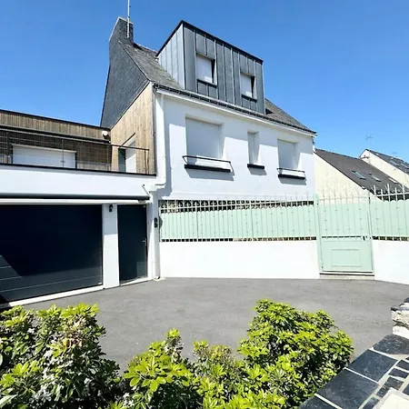 Joli Appartement Neuf Jardin 500 M Des Plages Larmor-Plage Exterior photo